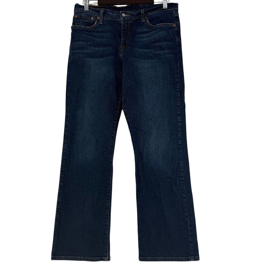 Lucky Brand Dungarees Wide Leg Jeans Womens 12/31